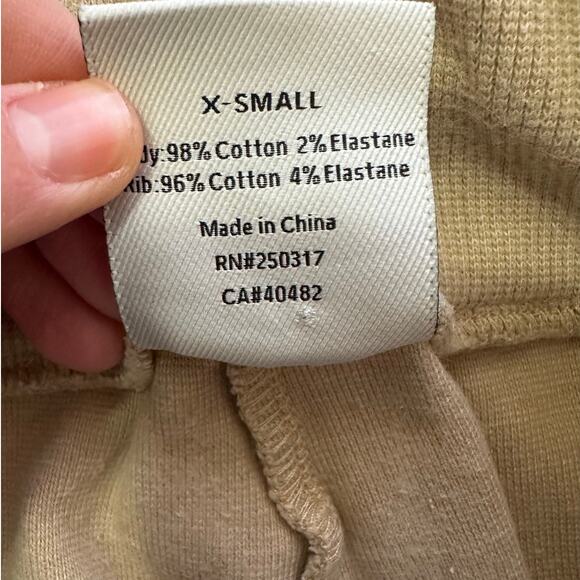 Varley Amberley Jogger Pants High Rise Tapered Cream Size XS - Picture 5 of 8